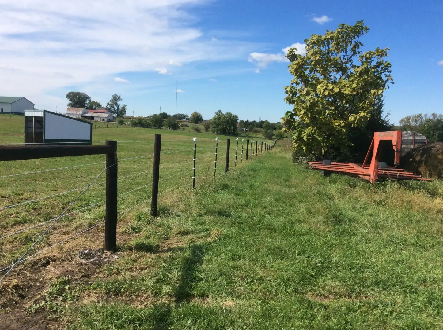 A Tree Cutting Machine, Fence and Stable