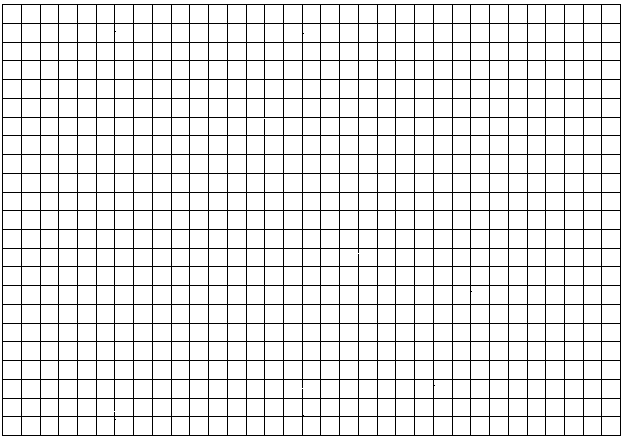 Blank grid paper, graph template.